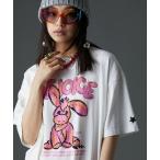 tシャツ 綿100%ピグメント染ドンキープリントTシャツ「大きいサイズ有」GEVS. レディース