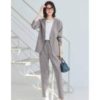 ショッピング冷感 セットアップ ＩＥＤＩＴ　接触冷感・吸汗速乾・ＵＶカットのキレイ見えしてリラクシーな着心地のパッカブルスーツ レディース