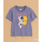 tシャツ disney/「110-150」ミッキーマウス&ミニーマウス ベースボールTシャツ キッズ 子供服 男の子 女の子