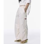 ワイドパンツ パンツ SIDE TUCK TAFFETA PANTS/サイドタッ