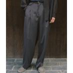 スラックス SUMMER WOOL SLACKS メンズ