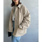 「DANTON」 中綿ブルゾン L ベージュ レディース