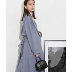 [NANO universe] тренчкот FREE голубой женский 