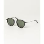 「Ray-Ban」 サングラス 49 シルバー×ブラック メンズ