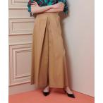 ショッピングワイドパンツ パンツ 「LOULOU WILLOUGHBY」ギャバタックワイドパンツ レディース