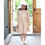ワンピース 「リンク」総柄シャーリングワンピース(キッズ) キッズ 子供服 女の子