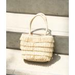 ショッピングカゴバッグ かごバッグ カゴバッグ 「一部店舗限定」フリンジミニカゴ バック