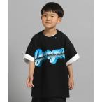 tシャツ 「KIDS」ロゴメタリックTシャツ キッズ 子供服 男の子 女の子
