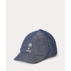 ベビー Polo ベア コットン シャンブレー ボール キャップ
