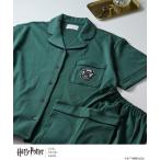 パジャマ ルームウェア 「ハリー・ポッターコラボ」Harry Potter × une nana cool 「綿100%」開襟半袖パジャマ レディース