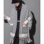 [MHBG TOKYO] вязаный пончо FREE "теплый" белый женский 