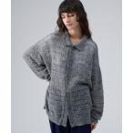 [ONCILY] вязаный кардиган MEDIUM серый мужской 