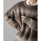 「Adoon plain」 長袖ニット 