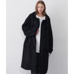 [AIVER] полупальто "даффл коут" MEDIUM черный мужской 