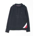 「TOMMY HILFIGER」 プルオーバーパーカー L ネイビー メンズ