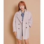 [REDYAZEL] пальто с отложным воротником SMALL Pink Lady -s