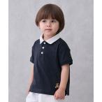tシャツ 「接触冷感」ポロ衿配色半袖Tシャツ キッズ 子供服 男の子