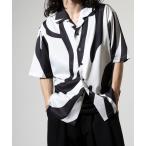 シャツ Zebra leopard print open collar shirt / ゼブラ レオパード柄開襟シャツ unisex メンズ レディー
