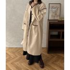 [apres jour clair] no color пальто свободный слоновая кость женский 