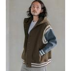 ショッピングスタジャン 「CAMBIO」 スタジャン L カーキ メンズ