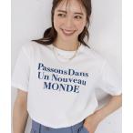 tシャツ フロッキープリント Ｔシャツ レディース