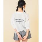 ブラウス シャツ 肩リボン シアー 