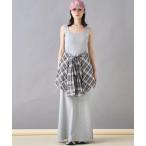 ワンピース チェックシャツ付き タ�