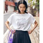 tシャツ 「WEB限定」「at ease」フォトグラフィック ショートスリーブ Tシャツ レディース