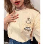 tシャツ 「miffy 70th」DOUBLE NAME ショート丈ポケットTEE/ミッフィー/ミッフィー生誕70周年 レディース