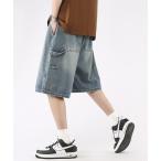 ジーンズ デニムハーフパンツ メンズ レディース