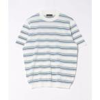 セーター ニット 「Rinascente/リナシェンテ」Vita　Gram　半袖　サマーニット　洗濯可能　　沼ネック メンズ レディース