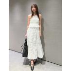 ショッピングロングドレス ワンピース アメスリプリーツドッキングワンピース