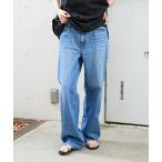 ジーンズ デニム デニムパンツ 「upper hights/アッパーハイツ」THE NIECE MID-RISE ミッドライズワイドデニム レディース