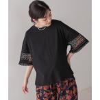 tシャツ レーススリーブTシャツ レディース