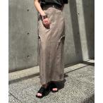 スカート 「＆g'aime」サイドスリットタイトスカート　Side Slit Fitted Skirt