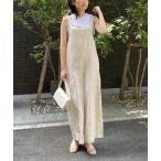 オールインワン 「TICCA/ティッカ」リネンキャミソールコンビネゾン レディース