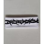 ヘアバンド 「SBLTR」ユニセックス イバラジャガードデザインヘアバンド