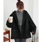 [DISCOAT] Пальто Честерфилд FREE черный женский 