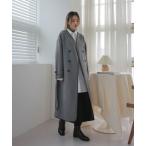 [UNE MANSION] no color пальто FREE уголь женский 