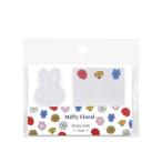  блокнот Miffy клейкий лист цветочный белый BSS