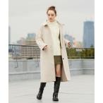[archives] пальто с отложным воротником MEDIUM слоновая кость женский 