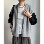 「DouDou」 スタジャン FREE ライトグレー レディース