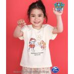 tシャツ 「パウ・パトロール×SLAPSLIP」袖フリルキャラクタープリントキラキラTシャツ(90~130cm) キッズ 子供服 男の子 女の子
