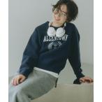 ニット セーター ロゴ ジャカード ニット (手洗い可) レディース