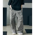 широкий брюки брюки [UNISEX]Parachute Prime-Wide Pants/pala Shute prime широкий брюки [MAISON SPECIAL/ mezzo n специальный ] мужской женский 