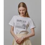 tシャツ モノトーンフォトグラフT レディース