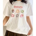 tシャツ ドーナッツ半袖Tシャツ レディース