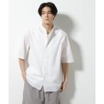 シャツ TEXBRID(R)バンドカラーシャツ 半袖 メンズ