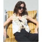 ベスト ジレ Washer Ruffle Tops/ワッシャーフリルトップス「MAISON SPECIAL/メゾンスペシャル」 レディース