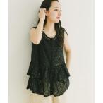 ショッピングスパンコール シアースパンコールペプラムトップス レディース